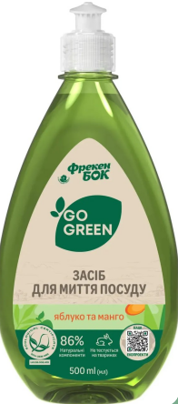 ФРЕКЕН БОК Засіб для миття посуду "Яблуко та манго" 0.5л